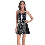 ❤️Schönes Spiel:Sie könnten das Kleid mit Riemchensandaletten,flachen Sandalen und einem Schlapphut tragen, oder mit einer Böhmen Halskette verkleiden! Unique Stil, machen Sie schön, modern, sexy und elegant.❤️Damen Kleid Sommer Kurzarm Schulterfrei Einfarbig Blumenkleid Maxi Kleid A-Linie Kleider Vintage Elegant LäSsige Kleidung Rundhals Basic Casual Strandkleider Damen Sommerkleid Strand Kleid Damen Shiny Schulterfrei Ruched Thigh Slit Kleid