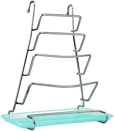 OSD Storage Rack Stainless Steel Lid Rack, Water Tray Drain Shelf, Tableware Storage Supplies, Wall Mounted Kitchen Lid Holder,1