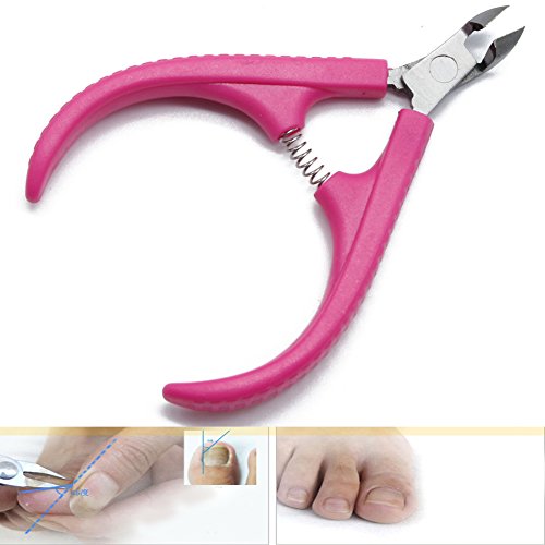 Five Season Red Rubber Handle Cuticle Nipper Nail Art Clipper Cutter