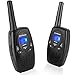 Produktbild wishouse Cool Kinder Walkie Talkie Radio für Kinder Jungen Mädchen mit LC-Display \ Long Range Walky talkys 0,5 W 3 km 8 CH PMR446 VOX 2 Wege Radios Presents für Erwachsene Männer Frauen Alte (M880 schwarz 1 Paar)