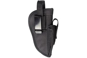 Gexgune Pistolera de Pistola Tactical Magazine Bag Pistolera de Pistola Clip de cinturón Izquierda Derecha Pistola reemplazable G1ock Pistolas de Pistola Manual (3 Colores Opcionales)
