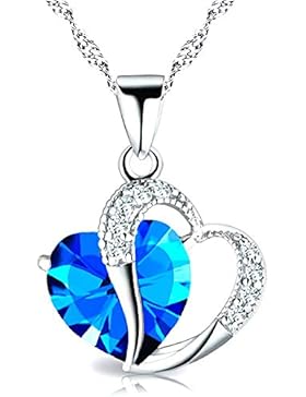 Kim Johanson Herz Kette Blau 