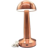 Şarj Edilebilir Taşınabilir Masa Lambası - Dokunmatik A&ccedil;/Kapa ve Parlaklık Ayarı, 3 Renk Se&ccedil;eneği (Rose Gold, Cata - Lizbon)