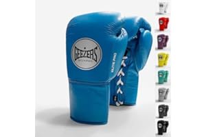 Geezers Boxing Elite Pro 2.0 Lace Up Sparring/Training Gloves - Mens, Womens Boxing Laced Gloves - Sparring gloves - Ideal for Heavy Duty Punch Bags