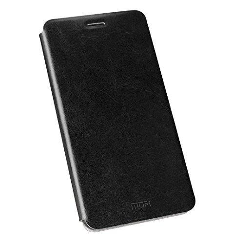 KaiTelin XiaoMi RedMi Note 3 Funda - Funda Carcasa Flake Interna Acero Cuero Tapa Case Cover para XiaoMi RedMi Note 3 - Negro