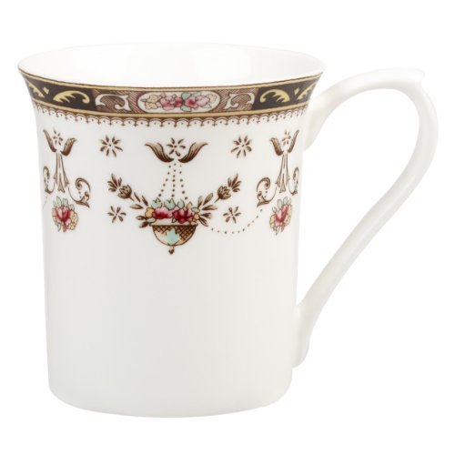 Queens Classic Olde England Royale Shaped Fine Bone China Mug White