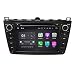 Produktbild (Schwarz) 8 Zoll 2 Din Android 7.1 OS Autoradio für Mazda 6 2008 2009 2010 2011 2012,DAB+ radio kapazitiver Touchscreen mit Quad Core 1.6G Cortex A9 CPU 16G Flash und 2G DDR3 RAM GPS Navi Radio DVD Player 3G/WIFI Aux Input OBD2 USB DVR
