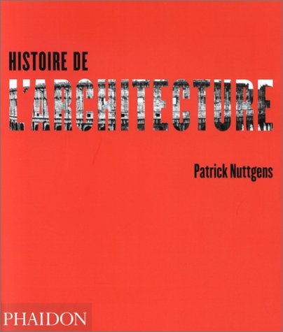 couverture de : Histoire de l'architecture