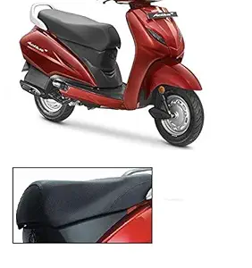 Zimba Bike Seat Cover for Activa 3G, 4G - Black