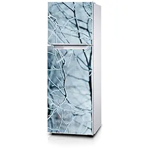 AH Decals Fridge Sticker Decorative Refrigerator Door Sticker PVC Vinyl Multicolor Design Fridge Wrap Sticker (160 cm x 60 cm or 63 X 24 Inches) (Design 6)
