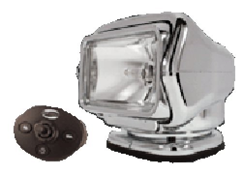 Golight Stryker Searchlight 12V - Wired Dash Control w/ 20' Wire Harness - Chrome