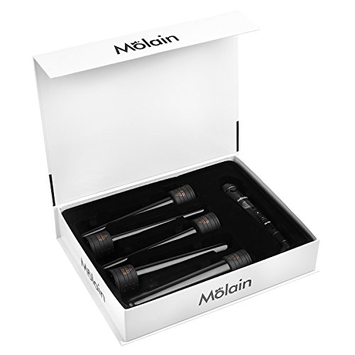 Molain Lockenstab 5 in 1 Lockenwickler Set mit LCD Anzeigen leicht zu einstellen Tempratur unterschiedlichen Größen Stäbe für verschiedene Locken, feine Verpackung Perfekt als Geschenk für Frauen - 7