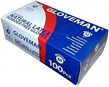 Gloveman Latex Powder Free Disposable Gloves