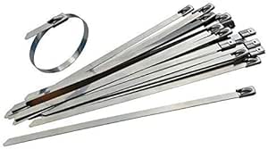 Meister Set Pratico Di 25 Fascette Stringicavo, Colore Bianco, 200 X 4 6 Mm Con Occhiello Di Fissaggio In Nylon Stabile Indeformabile Set Di Fasce 92953877
