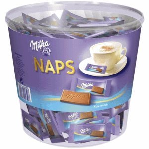 Preisvergleich Produktbild Milka Milka Naps Alpenmilch Klarsichtdose VE=1kg