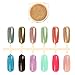 MAKARTT Mirror Powder Gold Silver Pigment Powder Chrome Pigment Nail Glitter Power Dust Nail Sequins (Silver+Gold)
