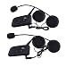 Produktbild SINUK V4 1200M Wireless Bluetooth Intercom Motorrad Helm Bluetooth Intercom Suppory Bis zu 4 Fahrer sprechen gleichzeitig Wasserdicht Windproof Headset Outdoor Radfahren, Skifahren, Bergsteigen