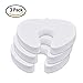 Foam Door Stopper Finger Pinch Guard for Baby Safety - 3 Pack (White)