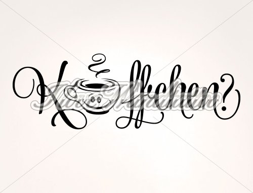 I-love-Wandtattoo 11575 Wandtattoo „Käffchen?“ - 2