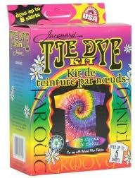 Exciting and Fun Children's Jacquard Funky-groovy Tie Dye Kit w/ Vinyl Gloves And Rubber Bands Toy / Game / Play / Child / Kid