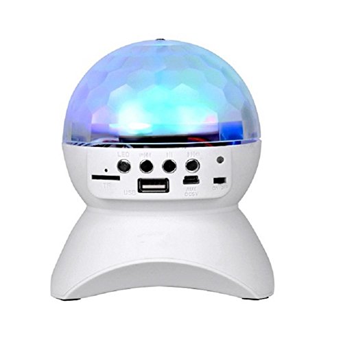 YMXJB Bunte LED Mini Bluetooth Lautsprecher HiFi Portable Stereo-Funklautsprecher mit visuellen Modi und eingebaute Mikrofon Unterstützung Freisprech-Funktion, für Bluetooth4.0Support USB-TF-Karte , white reviews YMXJB Bunte LED Mini Bluetooth Lautsprecher HiFi Portable Stereo-Funklautsprecher mit visuellen Modi und eingebaute Mikrofon Unterstützung Freisprech-Funktion, für Bluetooth4.0Support USB-TF-Karte , white