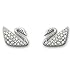 Produktbild Swarovski Damen-Ohrstecker SWAN 925er Silber rhodiniert
