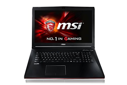 MSI GP72 7RD (Leopard) 015UK  17.3 Inch Gaming Laptop (Black) - (Kabylake Core i7-7700HQ, 16 GB RAM, 128GB SSD, 1TB HDD, GTX 1050, Windows 10)