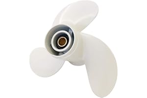 COPKINGO COP Yamaha Outboard Propeller 8 1/2x8 1/2 -N for Yamaha Engine 6hp 8hp 9.9hp F6 F8 F9.9 Boat Propeller 6G1-45941-00-EL 6G1-45941-00-00 8.5x8.5