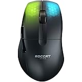 ROCCAT Kone Pro Air - souris de jeu sans-fil ergonomique ultraperformante, noir