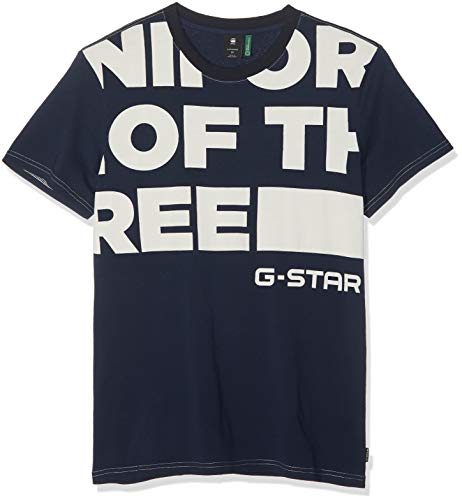 G-STAR RAW Graphic 11 T-Shirt, Blu (Sartho Blue 6067), X-Large Uomo