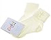 Baby boys christening socks with a cross - ivory - size 0-0