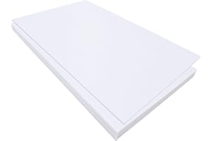 Jtnohx Feutrine, Tissu de Feutre 11 Pièces, Feutrine Loisir Creatif 17.78×28.7cm, Feuille de Feutre pour Couture (Blanc)