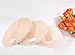 6 PCS 60 X 15mm Velvet Round Shaped Loose Powder Puff with Satin Ribbon Band Soft Makeup Cosmetic Sponge