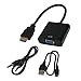 Price comparison product image HDMI to VGA Converter Adapter Cable 1080P Full HD One-way Signal Conversion MacBook Air, MacBook Pro, iMac, Mac Pro, Mac Mini for MacbookMacBook Air, MacBook Pro, iMac, Mac Pro, Mac Mini (HDMI-VGA+3.3mm audio cable+USB cable)