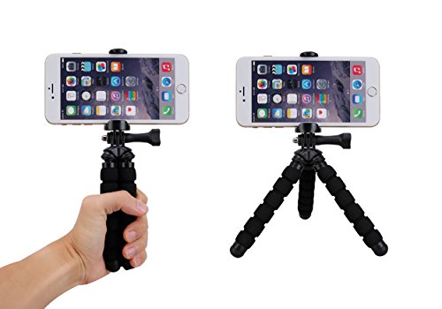 Fotopro Handy Stativ, Kamera StÃ¤nder mit Bluetooth Fernbedienung fÃ¼r iPhone 7,iPhone 8, iPhone 6S, Samsung Galaxy S7, S8, Huawei, HTC, Gopro Hero 5, 6