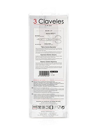 3 Claveles M70436 00416-9 Küchenschere aus rostfreiem Edelstahl - 4