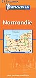 Image de Carte routière et touristique, Normandie, n° 512, régional Michelin