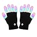 Produktbild EONHUAYU Leuchtende Handschuhe, LED-Handschuhe leuchten LED-Handschuhen mit 6 Mode Toys Rave-Handschuhen für Kinder & Erwachsene Party Halloween / Weihnachten / Geburtstagsgeschenk