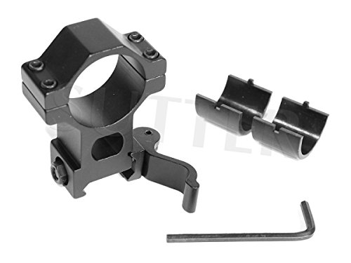 Sutter Montaje de liberación rápida d=30mm & d=25,4mm *fabricado de aluminio*/Para rieles Weaver y Picatinny/Anillo de montaje para mira telescópica RedDot