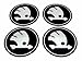 Produktbild Skoda 4 Stück 60mm Aufkleber Emblem für Felgen Nabendeckel Radkappen