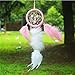 Produktbild akeansa 8 * 30 cm Traumfänger Wohnkultur, Weiße Feder Dreamcatcher Windspiele Indischen Stil Religiöse Maskottchen Auto oder Wanddekoration
