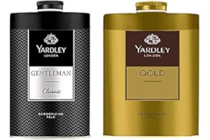 SSR Yardley London Gold Deodorizing Talcum Powder with Gentleman Talcum Powder for Men 250g pack of 2pc