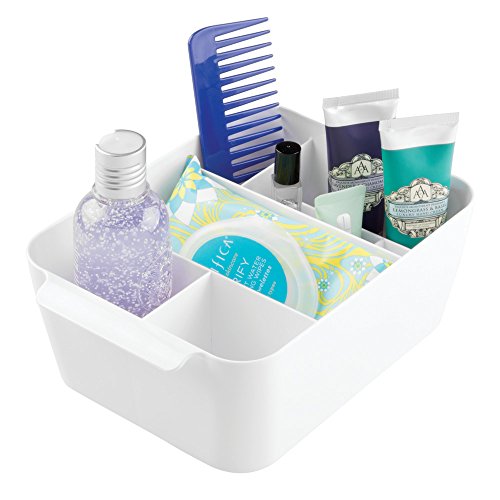 InterDesign 35862EU Clarity Kosmetik- Kosmetikablage mit Fächern, weiß - 4