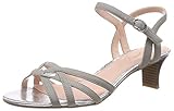 esprit sandaletten rot  ESPRIT Damen Birkin Nub Riemchensandalen, Grau (Light Grey 040), 41 EU