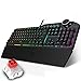 Produktbild WYP Mechanische Tastatur RGB-Hintergrundbeleuchtung und wasserdichte Handheld-Tastatur für Videospiele