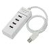 Technotech 4 Ports USB 3.0 Hub SuperSpeed Portable for Laptop Notebook PC (White) RS.499.00