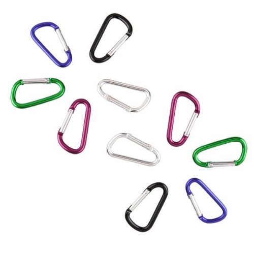 10 Multicolor D Carabiner Camp Spring Snap Clip Hook Keychain Keyring Climbing reviews 10 Multicolor D Carabiner Camp Spring Snap Clip Hook Keychain Keyring Climbing