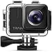 Price comparison product image APEMAN TRAWO Action Camera 4K 30fps 20MP Wifi Camera IPS HD Screen Underwater 40M with EIS Plus 2 Rechargeable 1350mAh Batteries