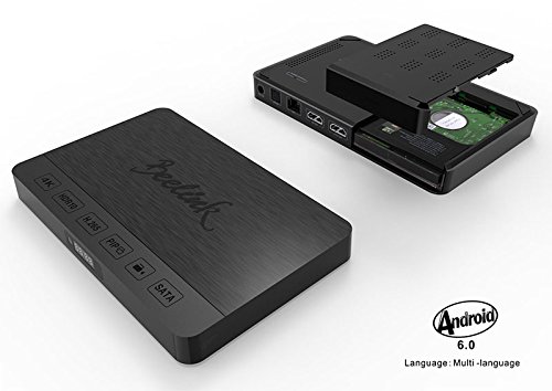 Beelink SEA I Android MINI 2.5 HDD Computer (Android 6.0 + OpenWRT(NAS) dual system, Realtek RTD1295 ARM Cortex-A53, Quad-Core ARM T820 MP3(3-core) 2GB/16GB eMMC + 2.5 SATA HDD bay Dual-band WIFI BT4.0 HDMI2.0) Beelink HDD mini pc Android tv box - 2