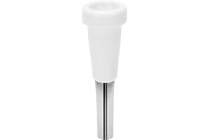 Les-Theresa Mundstück Trompete 7C, Trompetenmundstück 7C Trompetenmundstück Kunststoff Mundstück Trompete Kunststoff 7C, Integriert Arbeitssparendes Trompetenmundstück Kompatibel für Anfänger (Weiß)